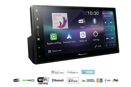 Pioneer sph da77dab - pioneer, 6,8"